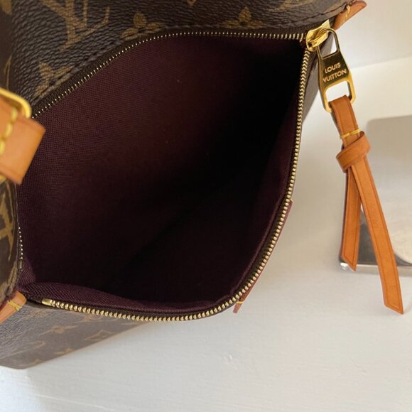 Louis Vuitton Iena PM Shoulder Bag Monogram Leather Brown M42268 (133425) - Picture 10 of 15